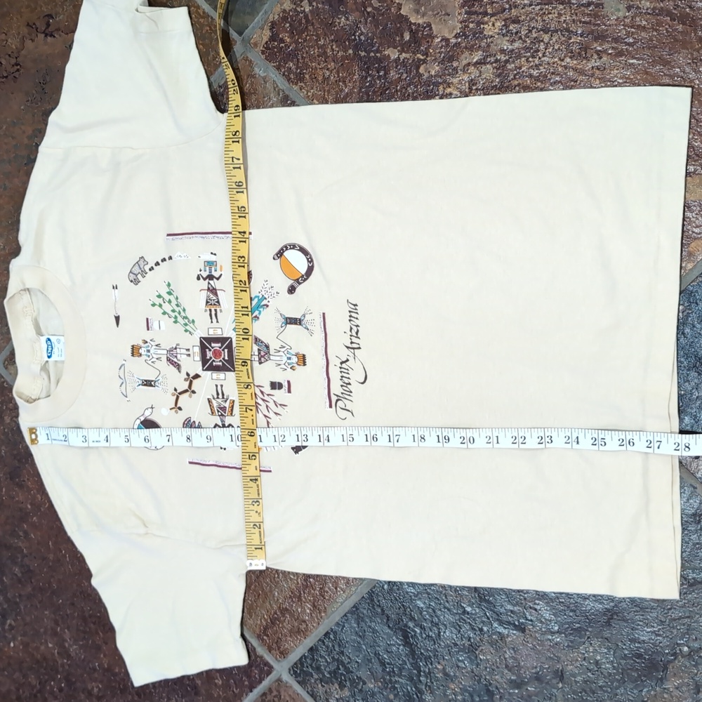 Vintage Ched by Anvil Phoenix AZ Native American T-shirt - Picture 5 of 6